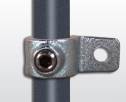Pipe connector | Mounting ring with flange 1 hole | 199A27 | 26,9 mm | 3/4 | Malleable cast iron and electrogalvanized