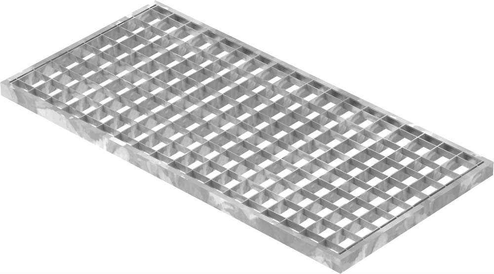 light well grating construction standard grating | dimensions: 290x590x20 mm 30/30 mm | made of S235JR (St37-2), hot-dip galvanized in full bath