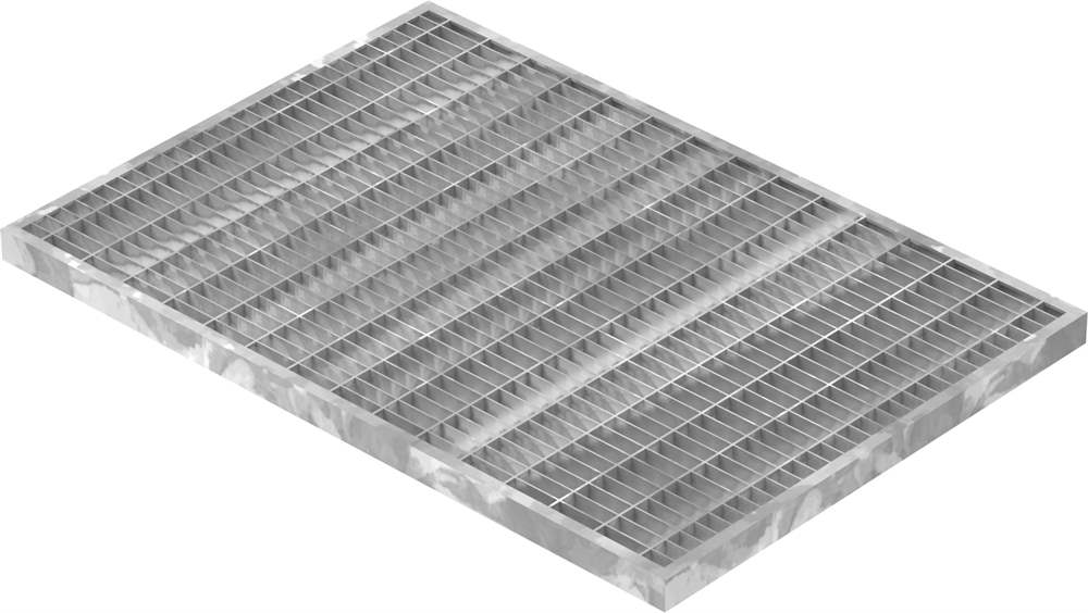 light well grating construction standard grating | dimensions: 340x490x20 mm 30/10 mm | made of S235JR (St37-2), hot-dip galvanized in full bath