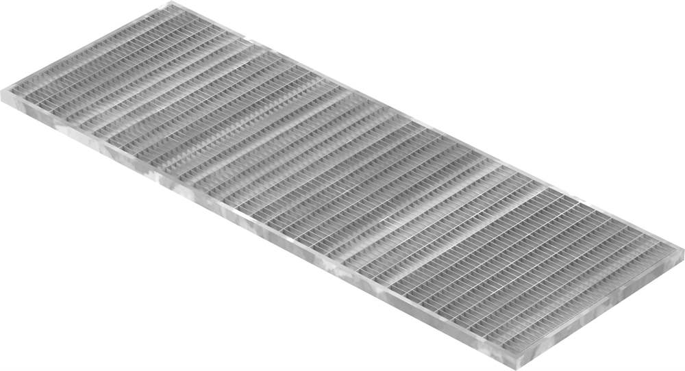 light well grating construction standard grating | dimensions: 390x1090x20 mm 30/10 mm | made of S235JR (St37-2), hot-dip galvanized in full bath