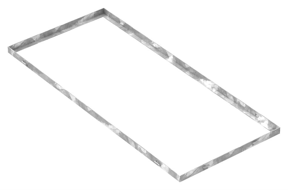 frame | dimensions: 400x900x23 mm | for grate height 20 mm | made of S235JR (St37-2), strip galvanized