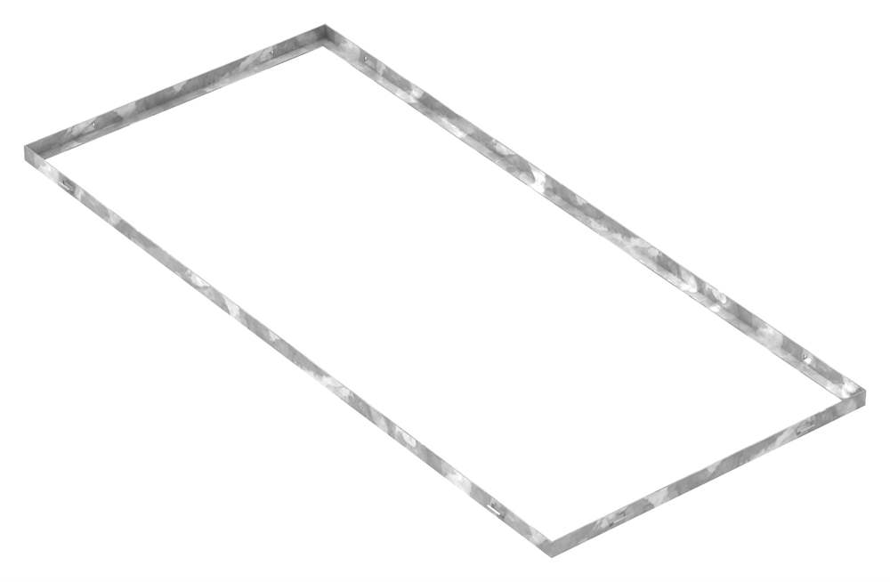 frame | dimensions: 500x1100x23 mm | for grate height 20 mm | made of S235JR (St37-2), strip galvanized