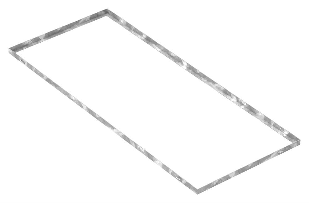 frame | dimensions: 500x1200x23 mm | for grate height 20 mm | made of S235JR (St37-2), strip galvanized
