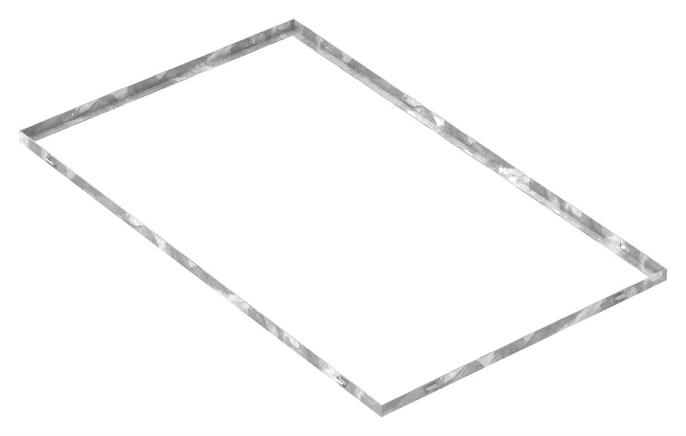 frame | dimensions: 600x1000x23 mm | for grate height 20 mm | made of S235JR (St37-2), strip galvanized