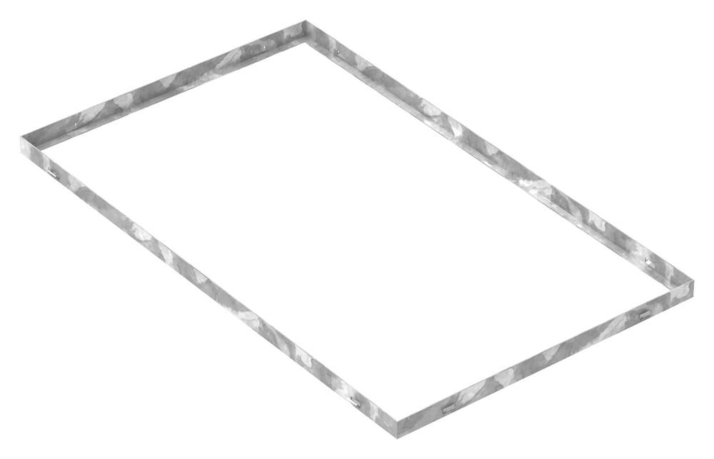 frame | dimensions: 600x1000x33 mm | for grate height 30 mm | made of S235JR (St37-2), strip galvanized