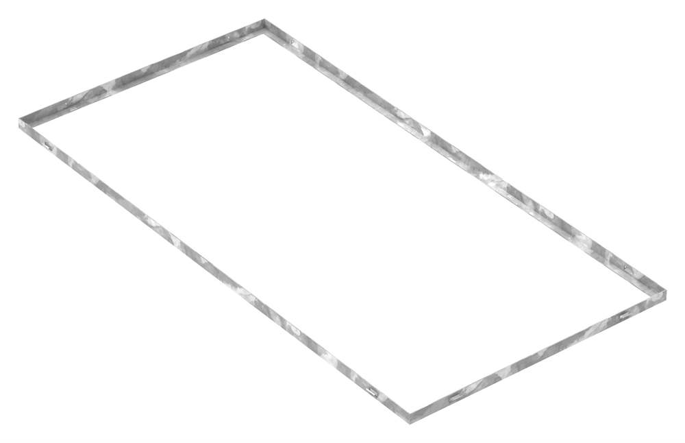frame | dimensions: 600x1200x23 mm | for grate height 20 mm | made of S235JR (St37-2), strip galvanized