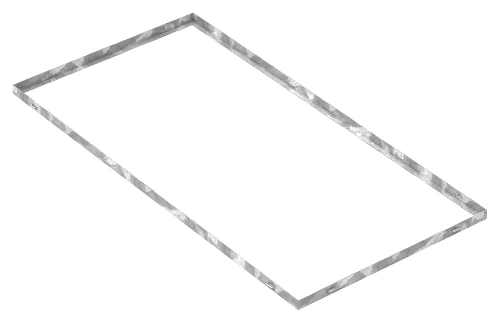 frame | dimensions: 600x1200x28 mm | for grate height 25 mm | made of S235JR (St37-2), strip galvanized