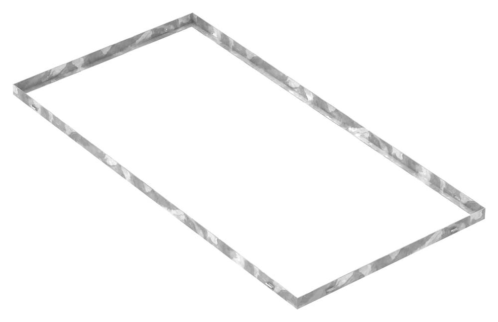 frame | dimensions: 600x1200x33 mm | for grate height 30 mm | made of S235JR (St37-2), strip galvanized