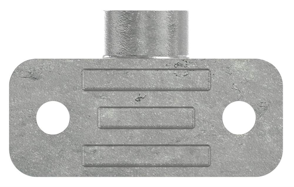 Pipe connector | Wall bracket for side mounting | 246 | 33.7 mm - 48.3 mm | 1 - 1 1/2 | Malleable cast iron and electrogalvanized