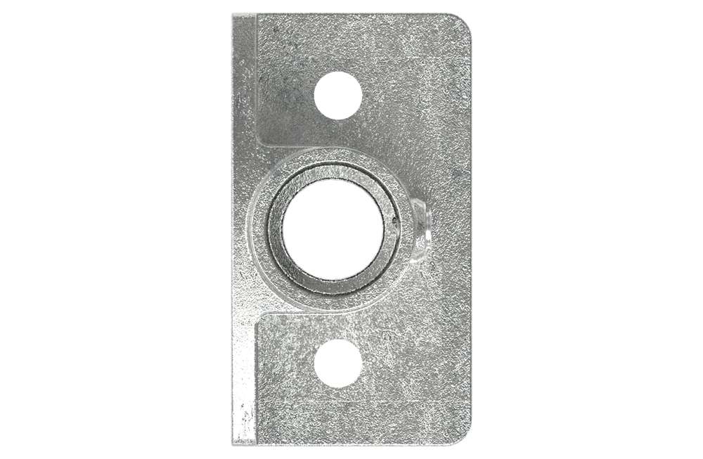 Tube Connector | Solid Wall Mount | 247C42 | 42,4 mm | 1 1/4 | Malleable Iron & Electro Galvanized