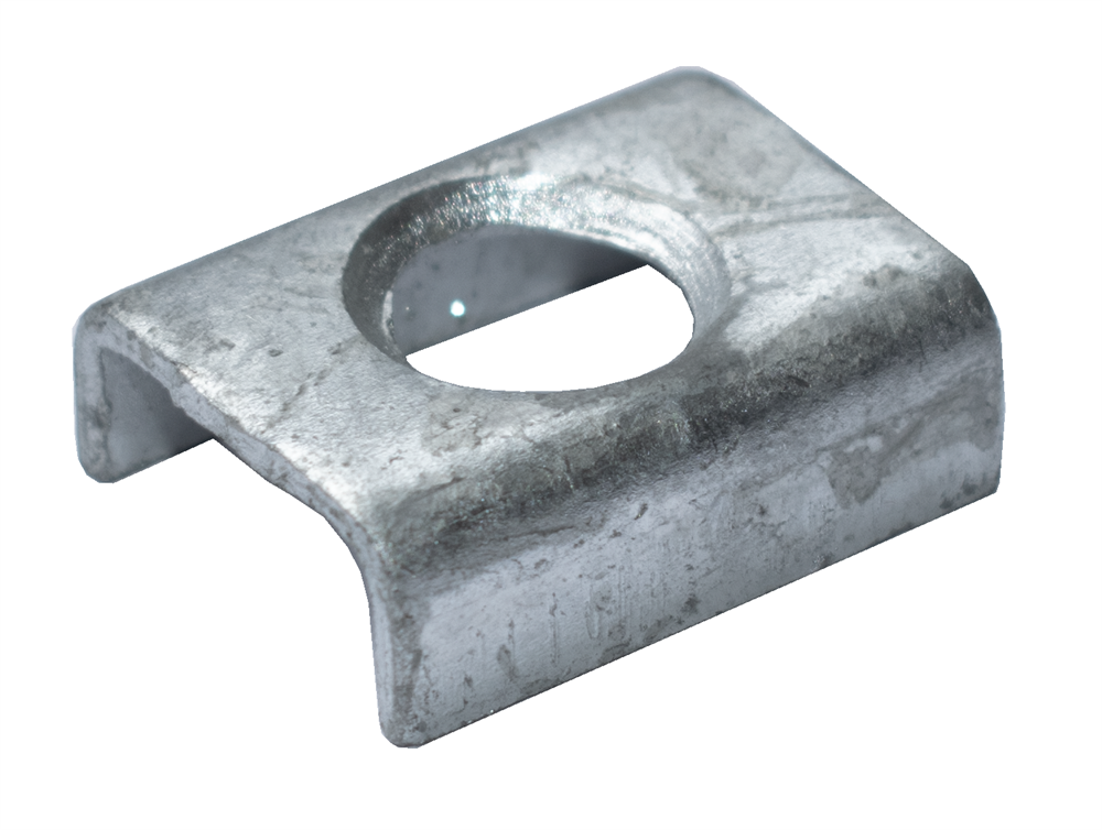 Top part for MW 30/10 with hole for M8 | made of St37, hot-dip galvanized
