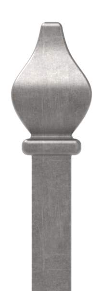 Fence bar | length: 1200 mm | material 12x12 mm trim | steel S235JR, raw