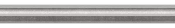 Handrail | 40x12 mm | Length: 3000 mm | Half Round | Steel (Raw) S235JR