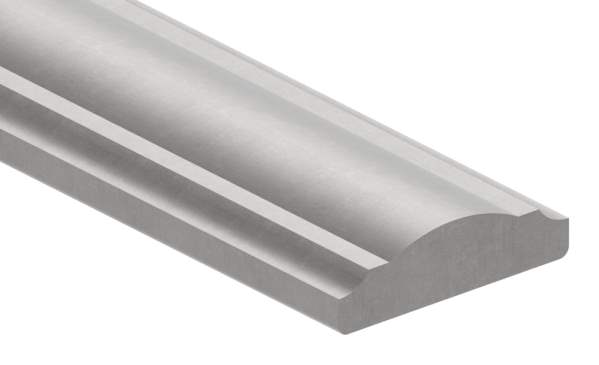 Handrail | Half round | Length: 3000 mm | Material: 50x14 mm | Steel (Raw) S235JR