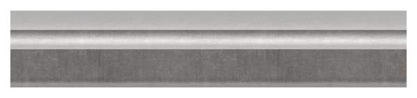 Handrail | Half round | Length: 3000 mm | Material: 50x14 mm | Steel (Raw) S235JR