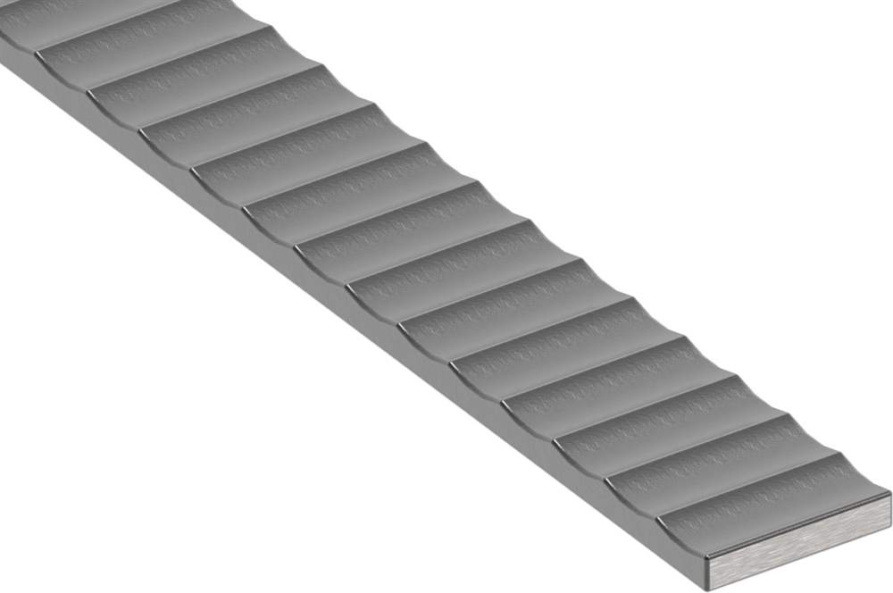 Handrail | Dimensions: 40x8 mm | Length: 6000 mm | Steel (Raw) S235JR