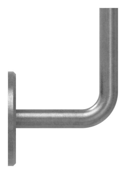 Handrail bracket | with round plate 70x6 mm | for welding on | steel S235JR, raw