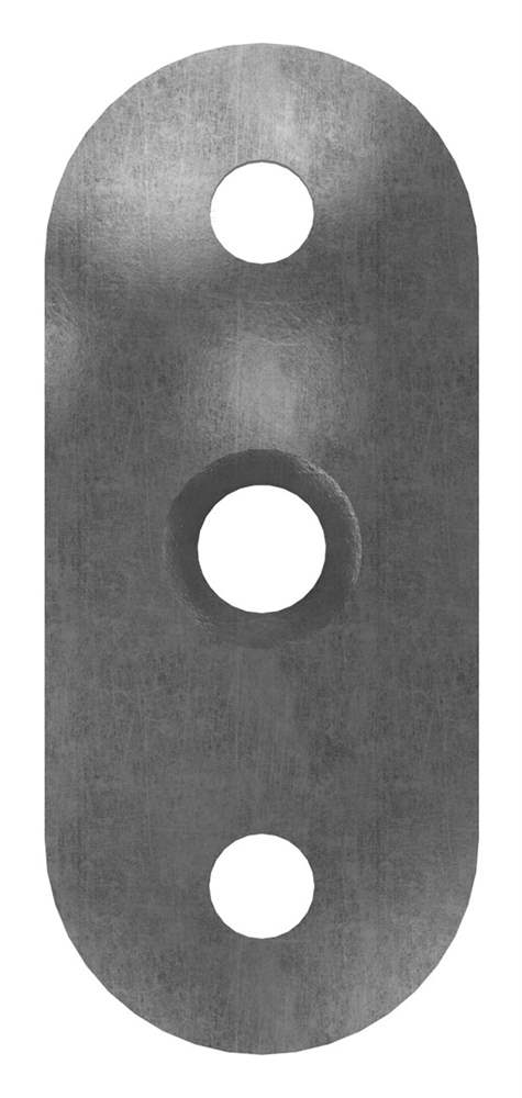 Retaining plate | 64x24x4 mm | for square/flat | steel S235JR, raw