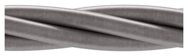 Reepered handrail | Material: Ø 19 mm | Length: 2700 mm | Steel (Raw) S235JR