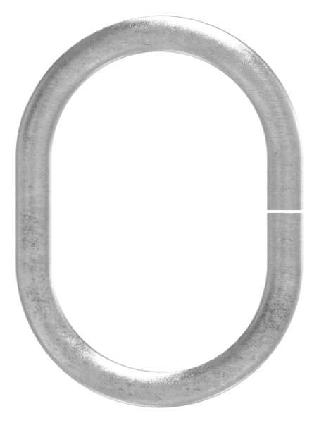 Ring | oval | material: 14 mm | outer Ø: 150x110 mm | steel S235JR, raw