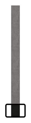 Rectangular tube | Dimensions: 30x20x2 mm | Length: 3000 mm | Steel S235JR, raw