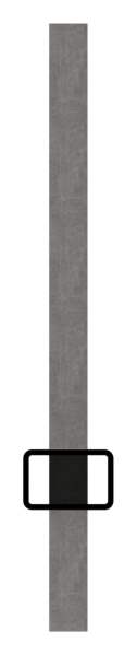 Rectangular tube | Dimensions: 30x20x2 mm | Length: 3000 mm | Steel S235JR, raw