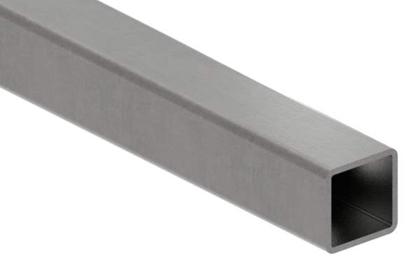 Square tube | Dimensions: 40x40x3 mm | Length: 6000 mm | Steel S235JR, raw