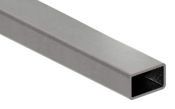 Rectangular tube | Dimensions: 50x30x3 mm | Length: 6000 mm | Steel S235JR, raw