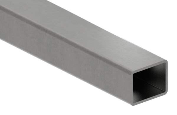 Rectangular tube | dimensions: 50x40x3 mm | length: 6000 mm | steel S235JR, raw