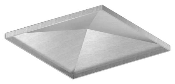 Pillar cover for square tube | 150x150 mm | steel (raw) S235JR