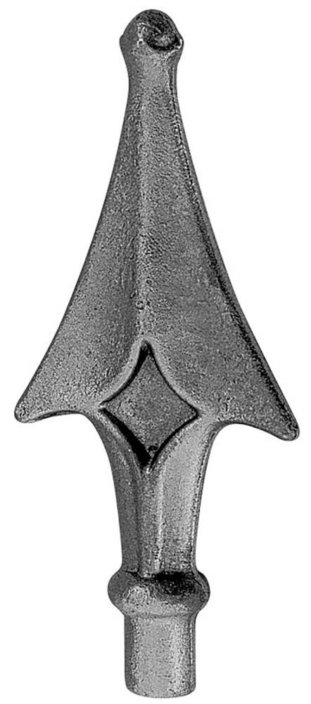 Fence spike | Height: 150 mm | Material: Ø 16 mm | Steel S235JR, raw