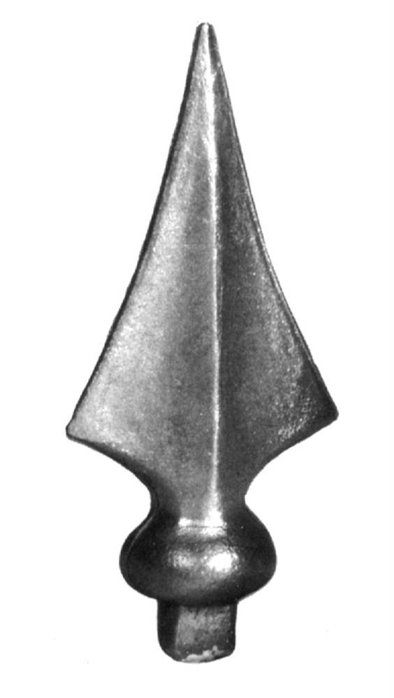 Fence spike 14x14 mm with 140 mm height steel | steel S235JR, raw