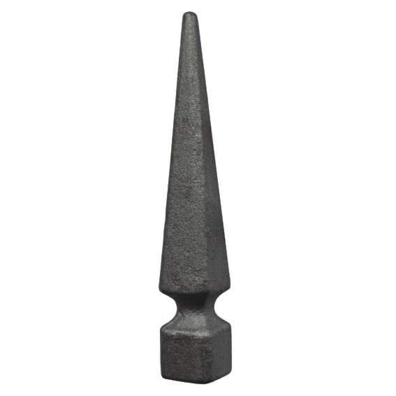 Fence spike | Height: 160 mm | Material: 25x25 mm | Steel S235JR, raw
