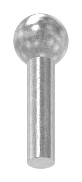 Ball head bolt Ø 5/10 mm | Steel S235JR, raw