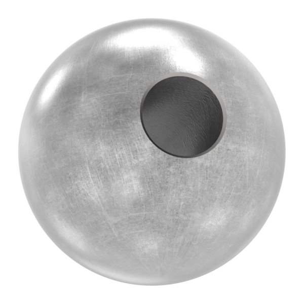 Annicer ball | Ø 16 mm head | Ø 5 mm bore | steel S235JR, raw