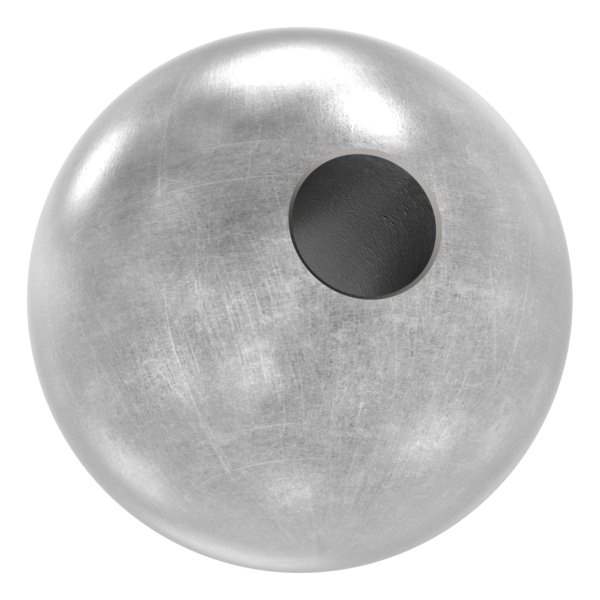 Annicer ball | Ø 22 mm head | Ø 6 mm bore | steel S235JR, raw