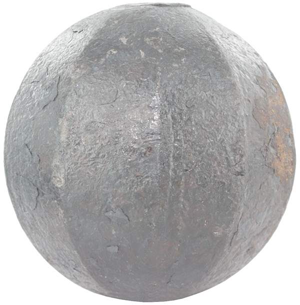 Solid ball Ø 40 mm | hammered | steel S235JR, raw