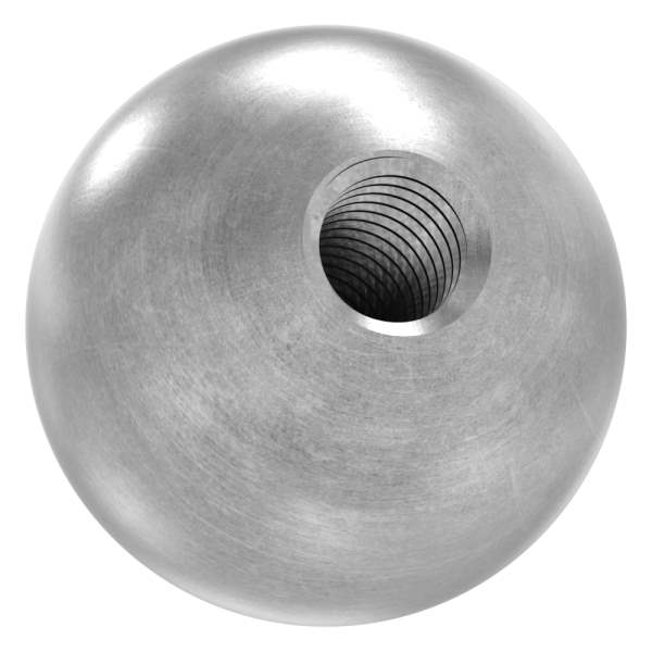 Ball Ø 20 mm | solid smooth | with thread M6 | steel S235JR, raw