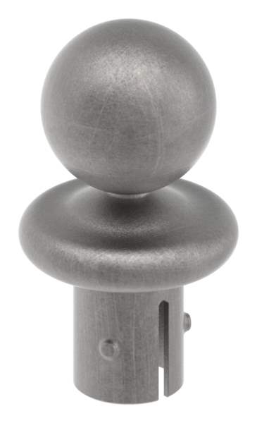 Ball tube knob for Ø 33.7x2.5-2.9 mm | Steel S235JR, raw
