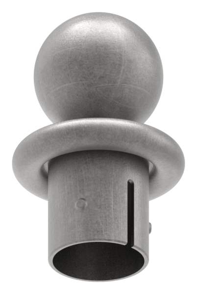 Ball tube knob for Ø 42.4x2.5-2.9 mm | Steel S235JR, raw