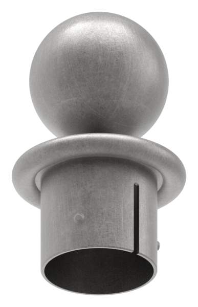 Ball pipe knob for Ø 60.3x2.5-2.9 mm | Steel S235JR, raw