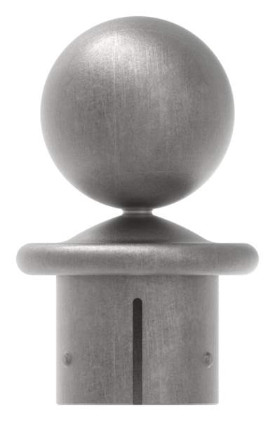 Ball pipe knob for Ø 60.3x2.5-2.9 mm | Steel S235JR, raw