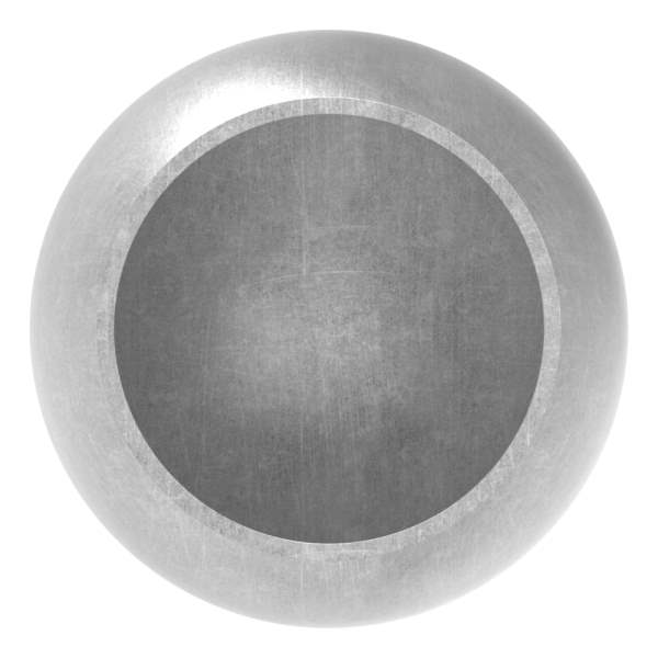 End ball Ø 60 mm | for Ø 42.4 mm | steel S235JR, raw