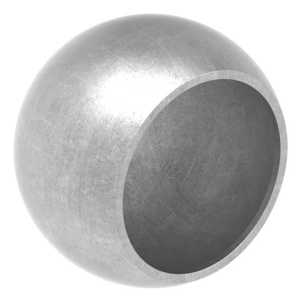 End ball Ø 45 mm | for Ø 33.7 mm| Steel S235JR, raw