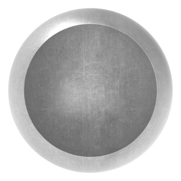 End ball Ø 60 mm | for Ø 48.3 mm| Steel S235JR, raw