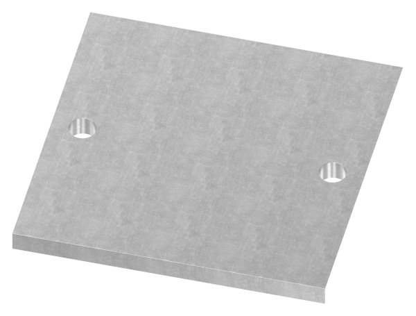 Anchor plate | Dimensions: 150x150x10 mm | Steel (Raw) S235JR