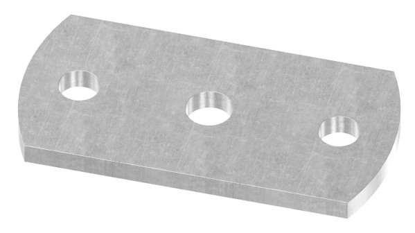 Anchor plate | Dimensions: 100x50x6 mm | Steel (Raw) S235JR