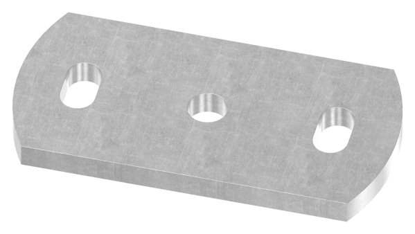 Anchor plate | Dimensions: 120x60x8 mm | Steel (Raw) S235JR