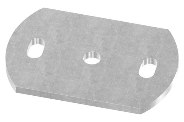 Anchor plate | Dimensions: 120x80x6 mm | Steel (Raw) S235JR