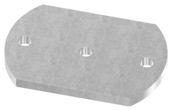 Anchor plate | Dimensions: 150x100x10 mm | Steel (Raw) S235JR